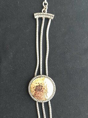 Premier Design Hammered Gold Three Strand Bracelet